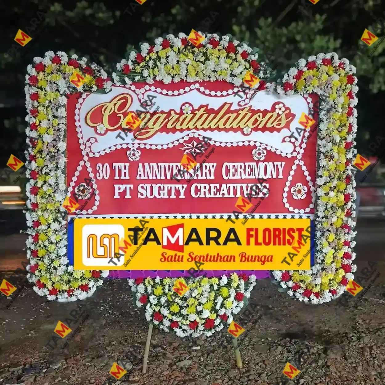 PRODUK BUNGA PAPAN UCAPAN SELAMAT